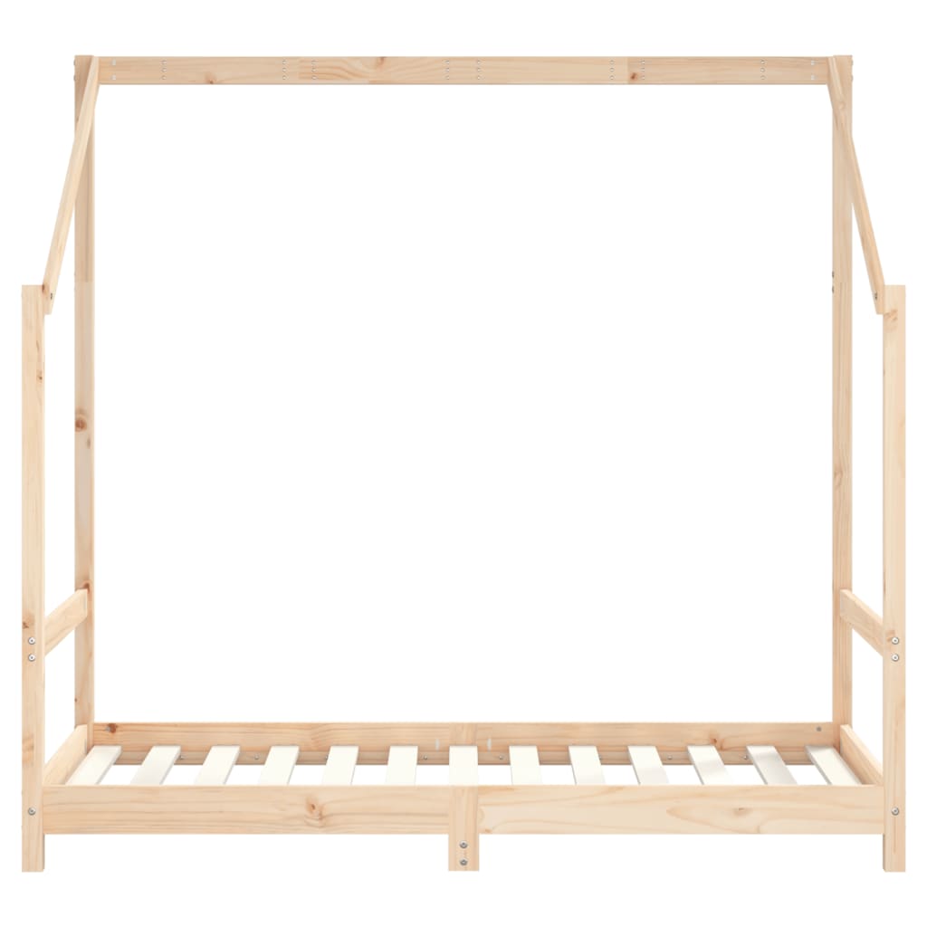 Kids Bed Frame 2x(80x160) cm Solid Wood Pine
